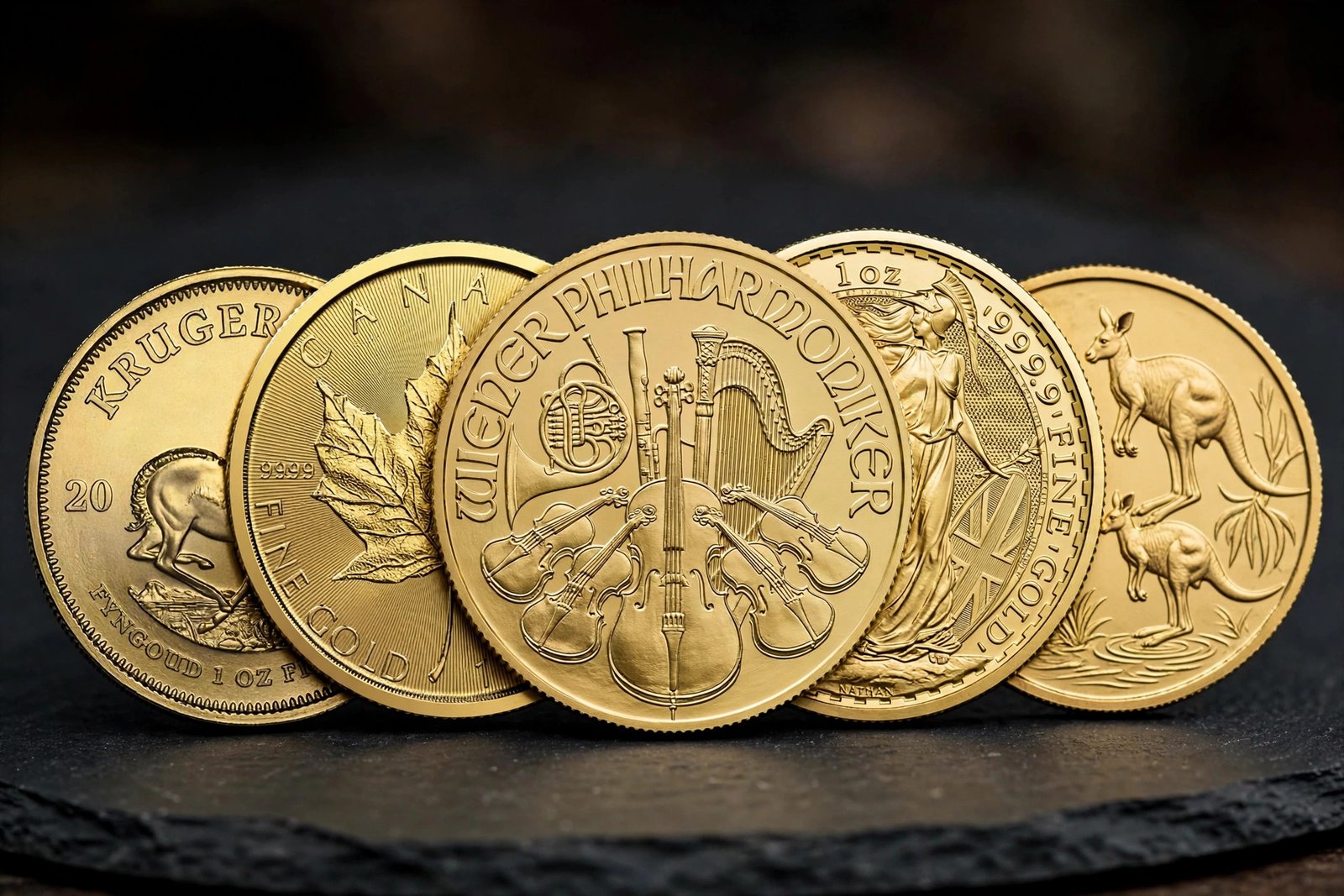 1 Unze Goldmünzen im Vergleich: Preise & Aufgelder