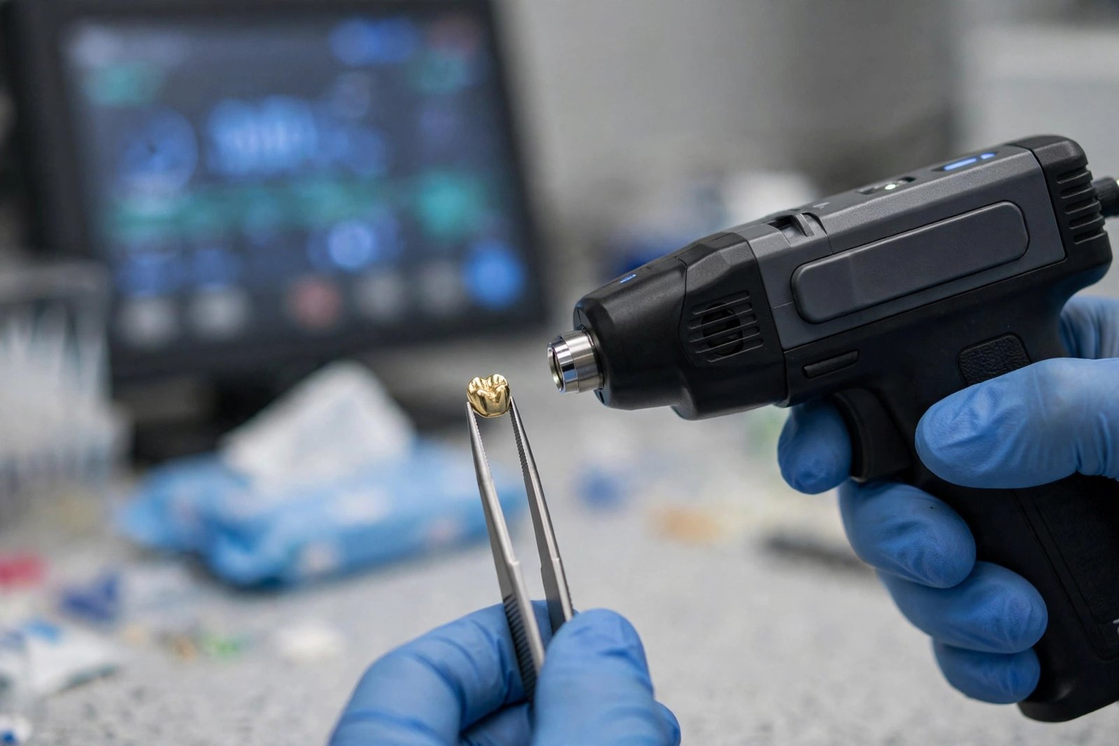 Seriöse Ankäufer bestimmen die Legierung per Röntgenfluoreszenz (XRF) – direkt vor Ihren Augen.