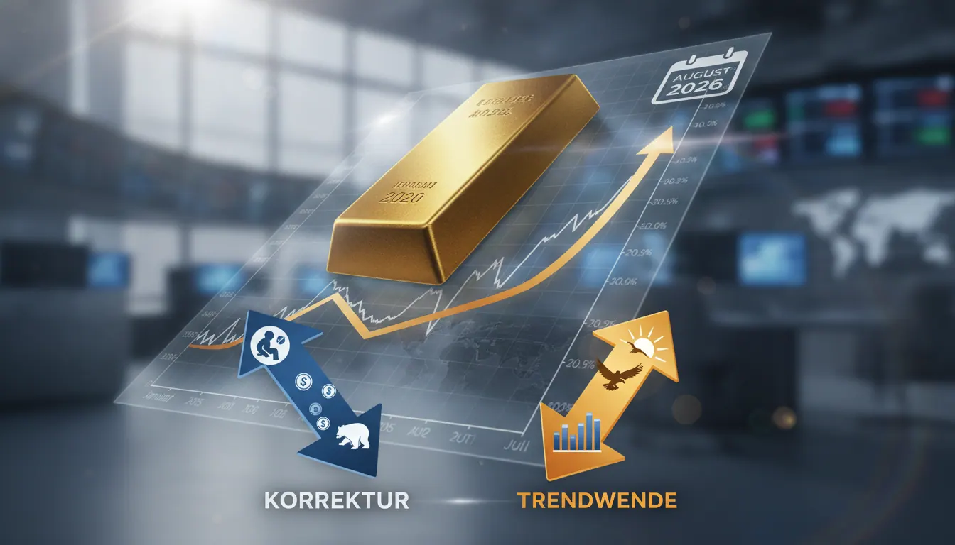 Goldpreis August 2026: Geht die Korrektur weiter – oder folgt jetzt die Trendwende?