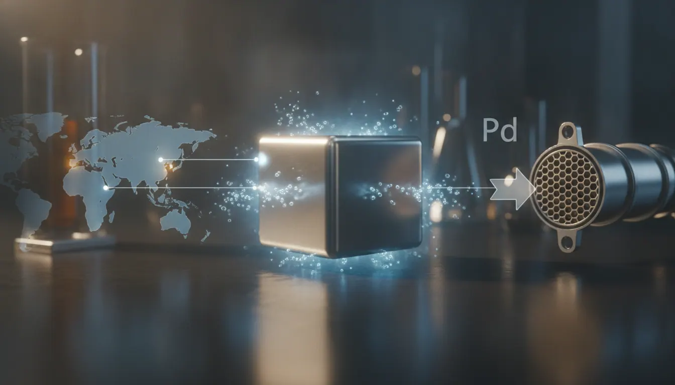Was ist Palladium? Eigenschaften, Vorkommen und Verwendung