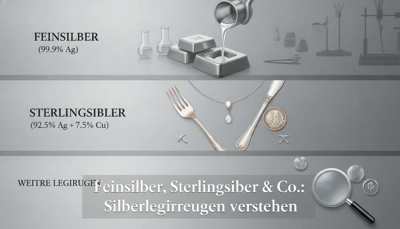 Feinsilber, Sterlingsilber & Co.: Silberlegierungen verstehen