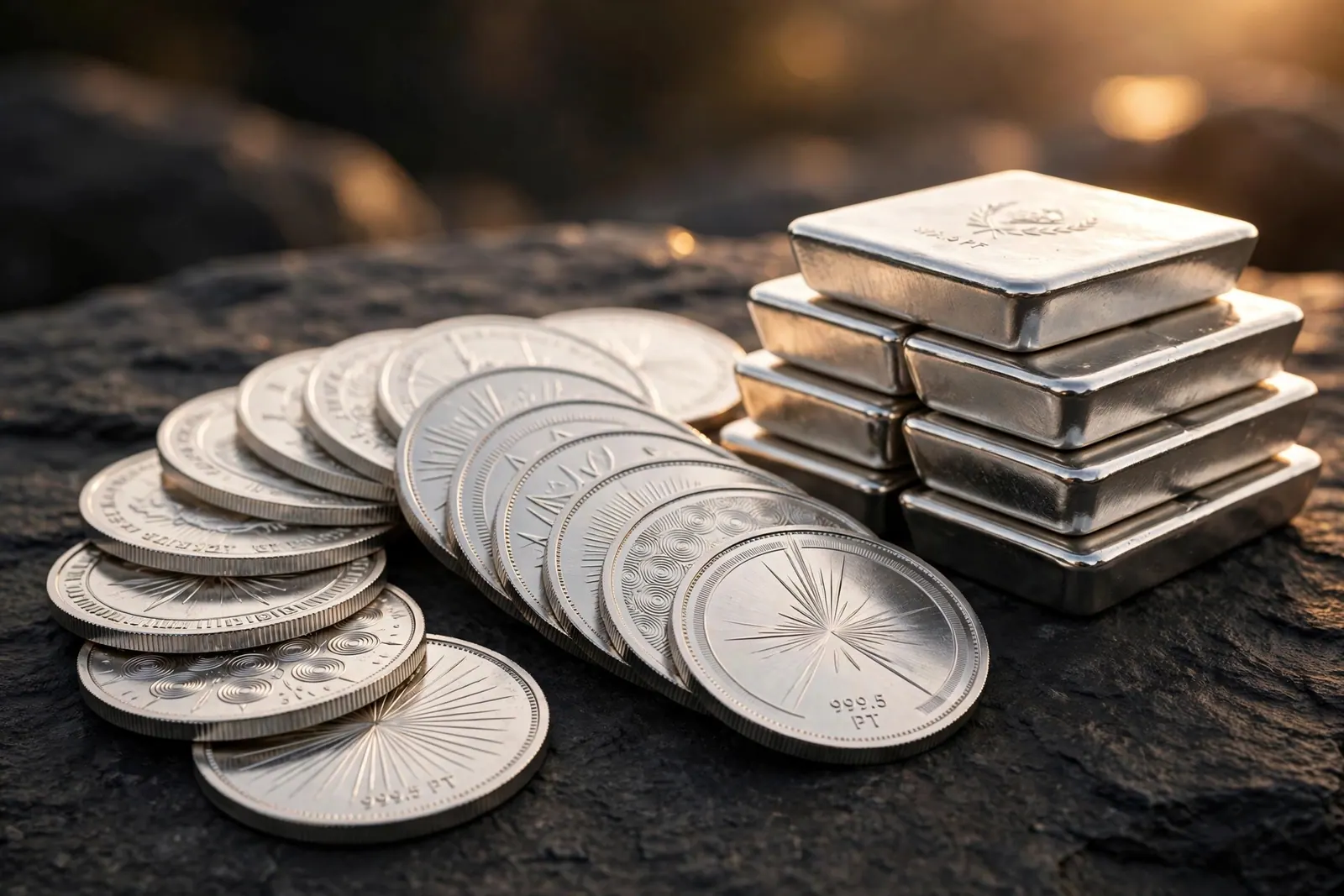 Platinmünzen oder Platinbarren: Was ist die bessere Wahl?