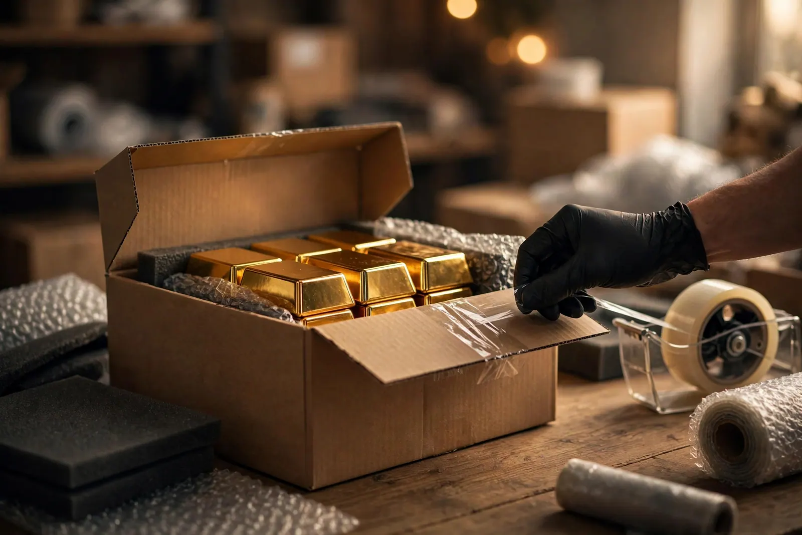 Sichere Lieferung: Wie seriöse Händler Gold, Silber und Platin verschicken