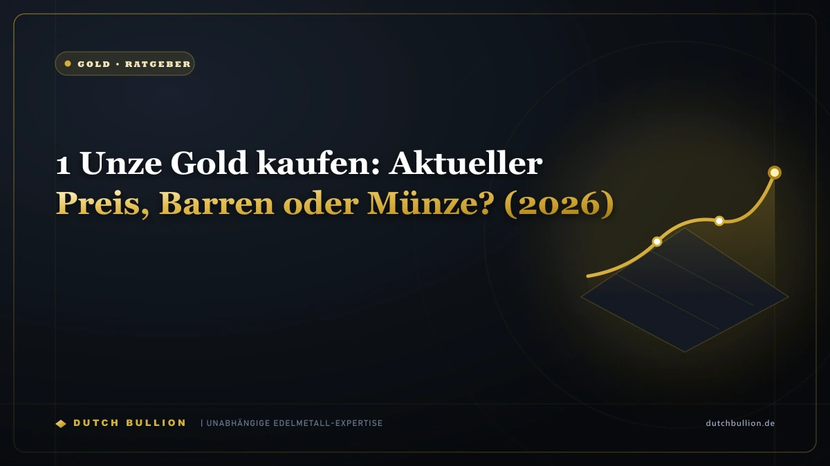 1 Unze Gold kaufen: Aktueller Preis, Barren oder Münze? (2026)
