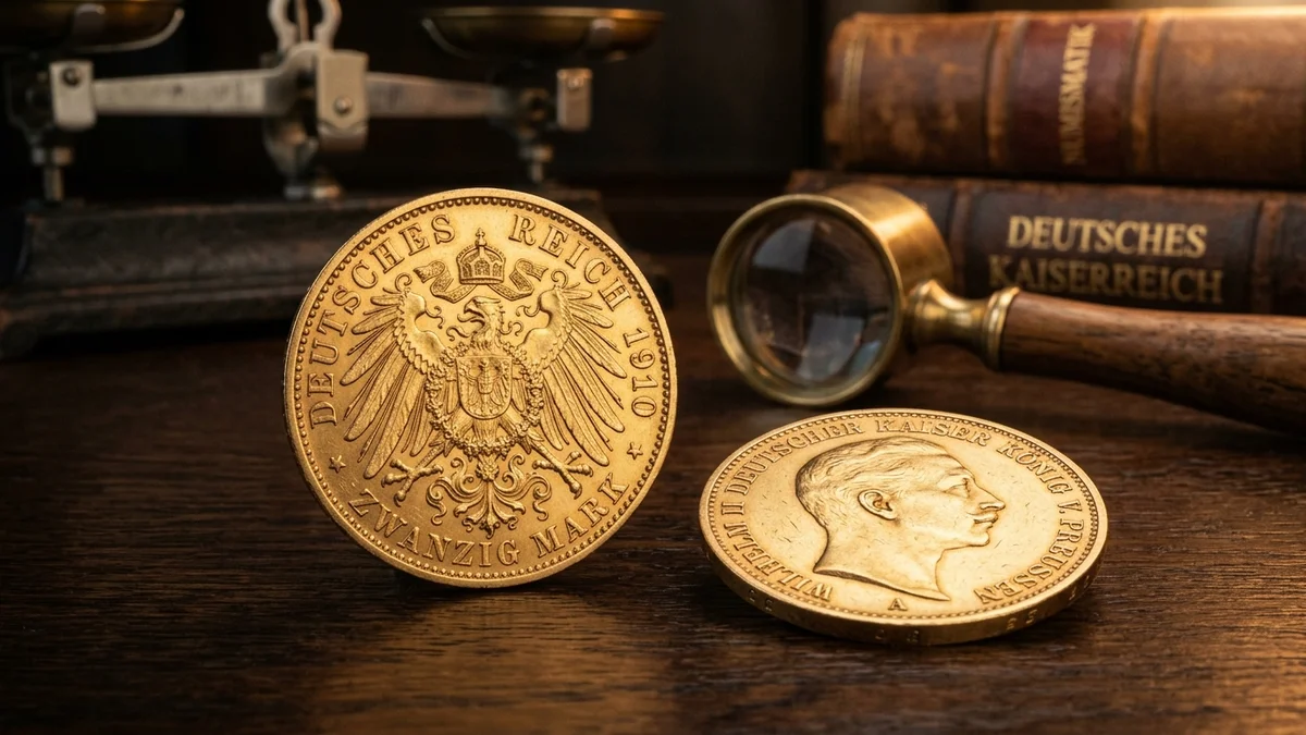 20 Mark Goldmünze Wert: Materialwert, Sammlerwert & Seltenheit