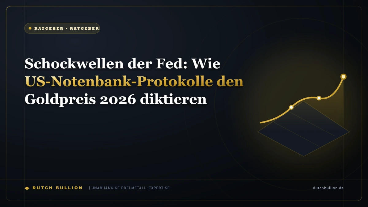 Schockwellen der Fed: Wie US-Notenbank-Protokolle den Goldpreis 2026 diktieren