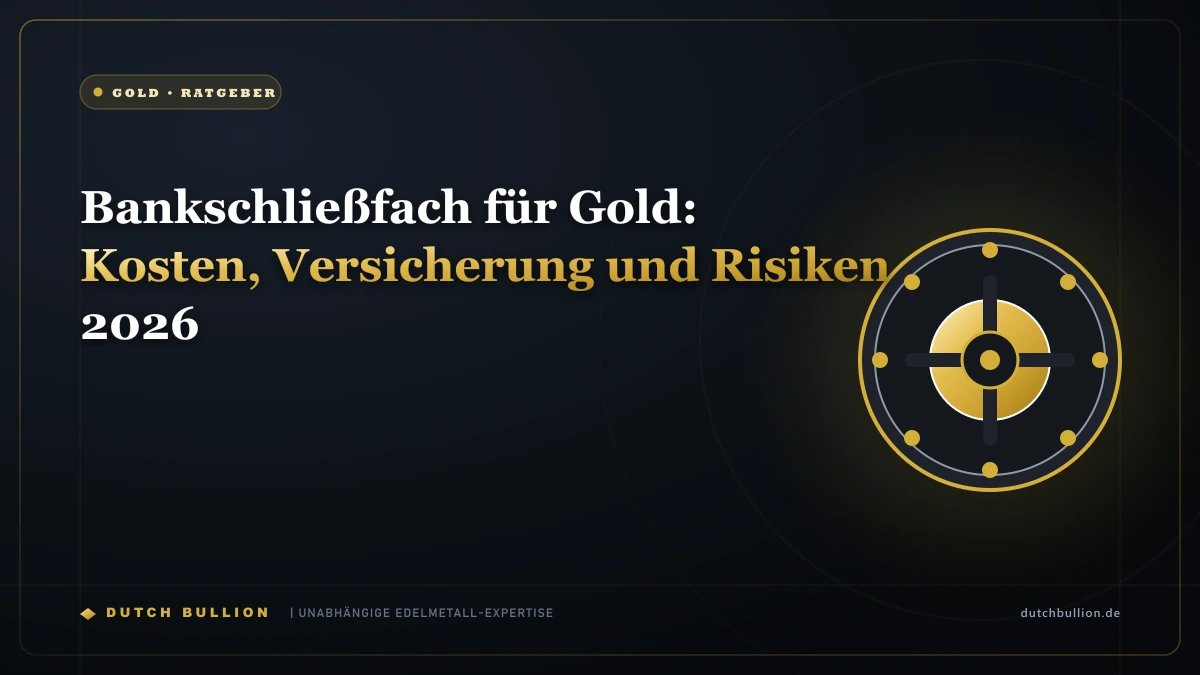 Bankschließfach für Gold: Kosten, Versicherung und Risiken 2026