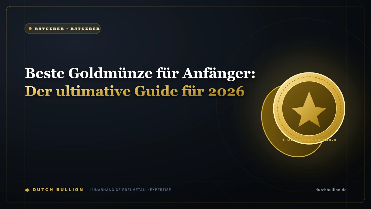 Beste Goldmünze für Anfänger: Der ultimative Guide für 2026