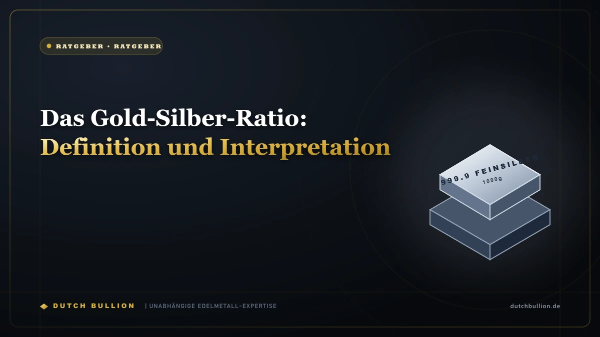 Das Gold-Silber-Ratio: Definition und Interpretation