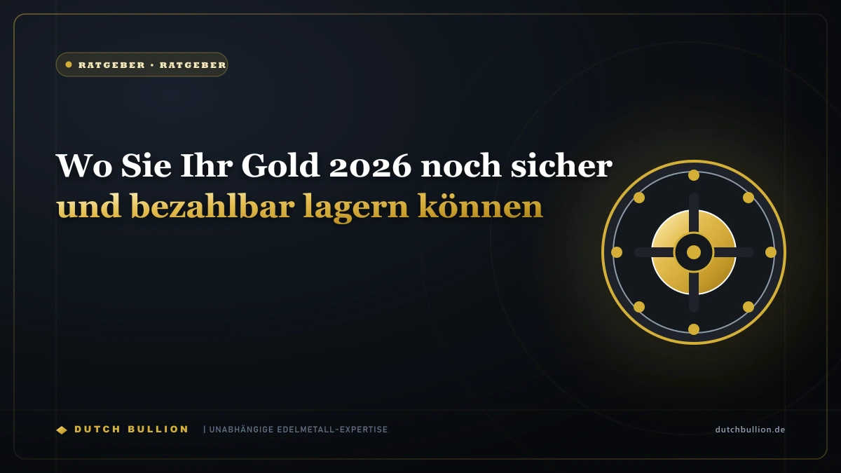Wo Sie Ihr Gold 2026 noch sicher und bezahlbar lagern können