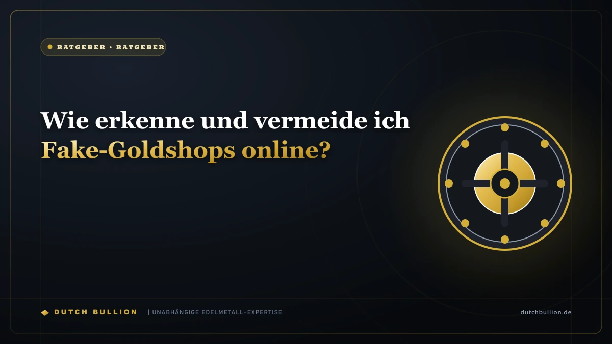 Wie erkenne und vermeide ich Fake-Goldshops online?