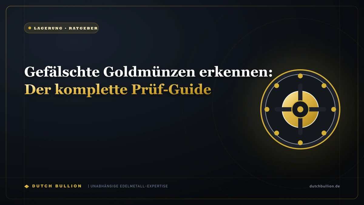 Gefälschte Goldmünzen erkennen: Der komplette Prüf-Guide