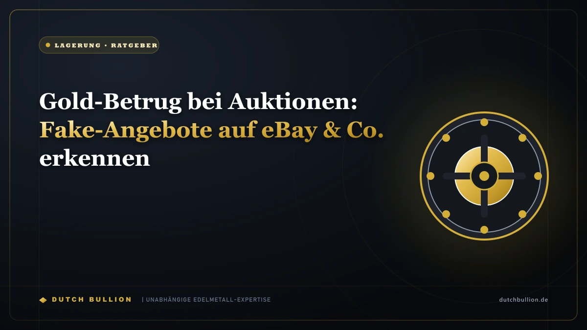 Gold-Betrug bei Auktionen: Fake-Angebote auf eBay & Co. erkennen