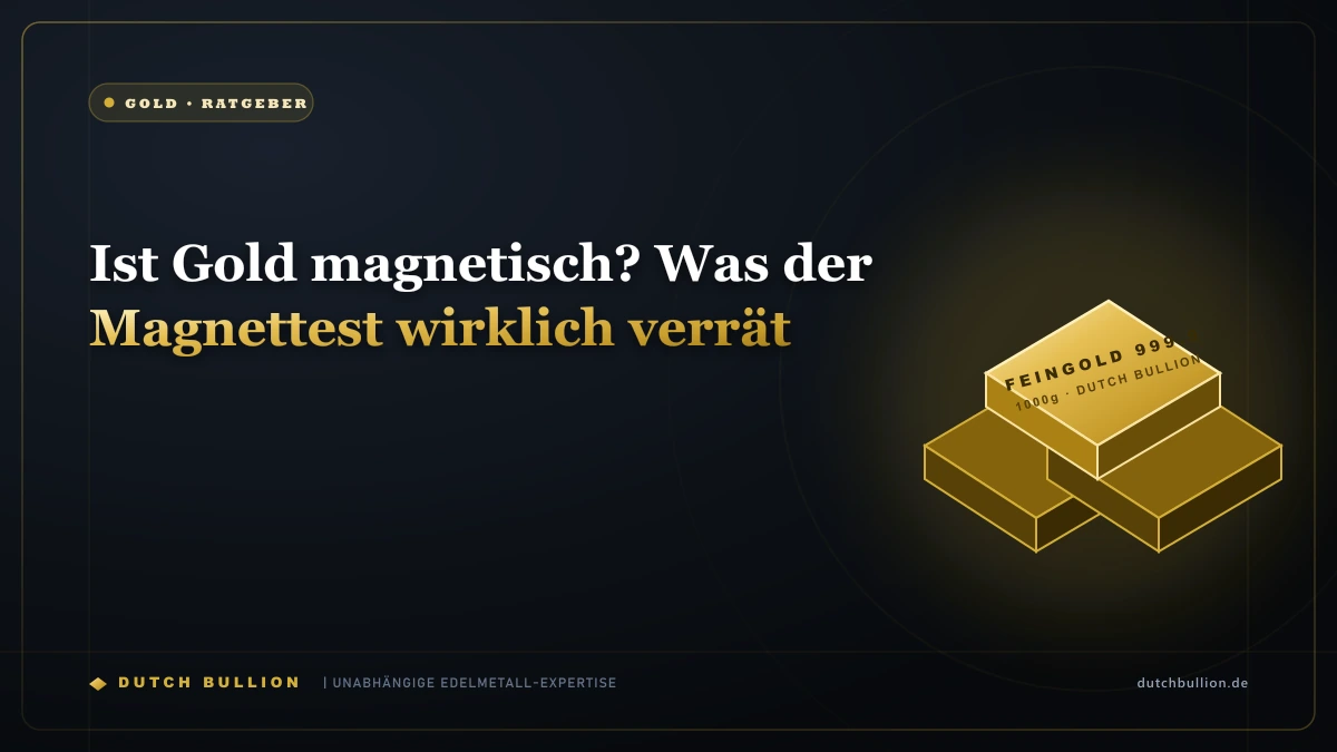 Ist Gold magnetisch? Was der Magnettest wirklich verrät