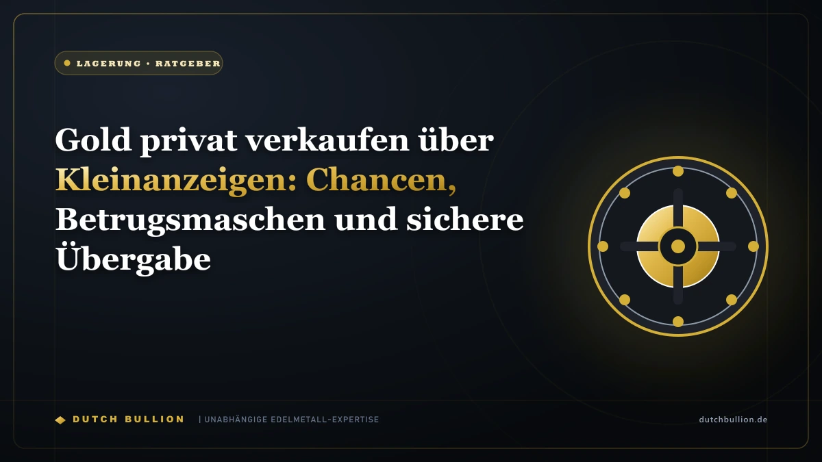 Gold privat verkaufen über Kleinanzeigen: Chancen, Betrugsmaschen und sichere Übergabe