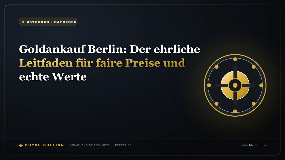 Goldankauf Berlin: Der ehrliche Leitfaden für faire Preise und echte Werte