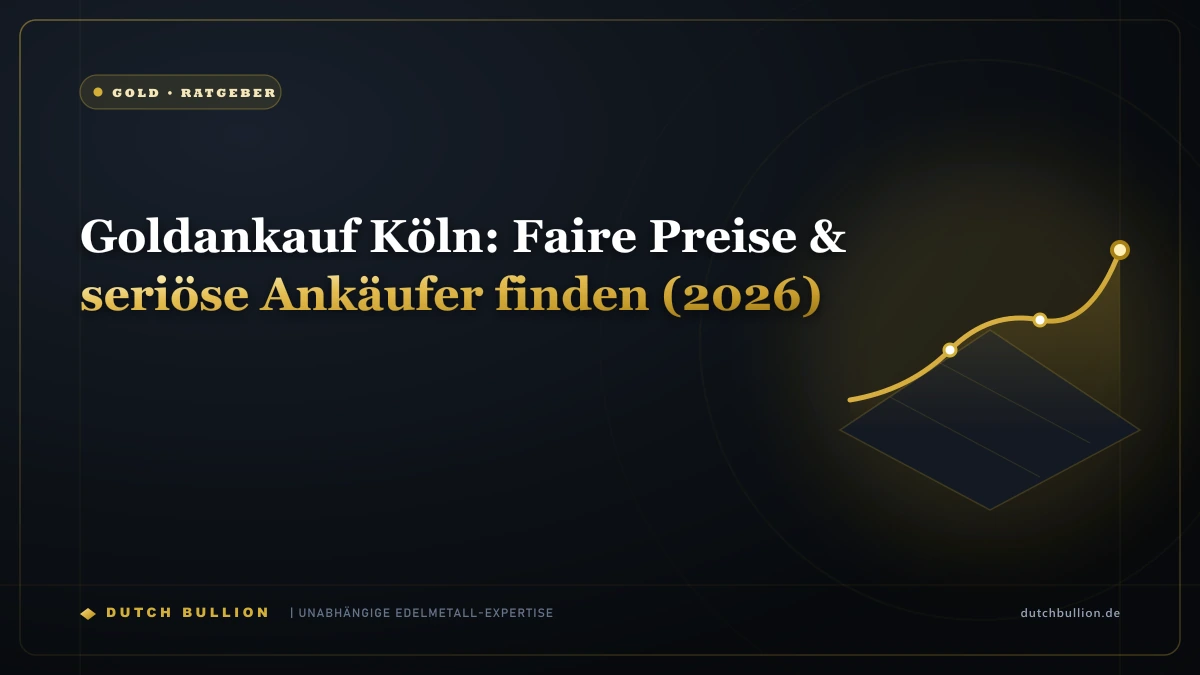 Goldankauf Köln: Faire Preise & seriöse Ankäufer finden (2026)