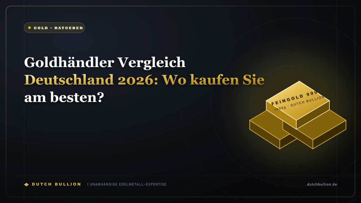Goldhändler Vergleich Deutschland 2026: Wo kaufen Sie am besten?
