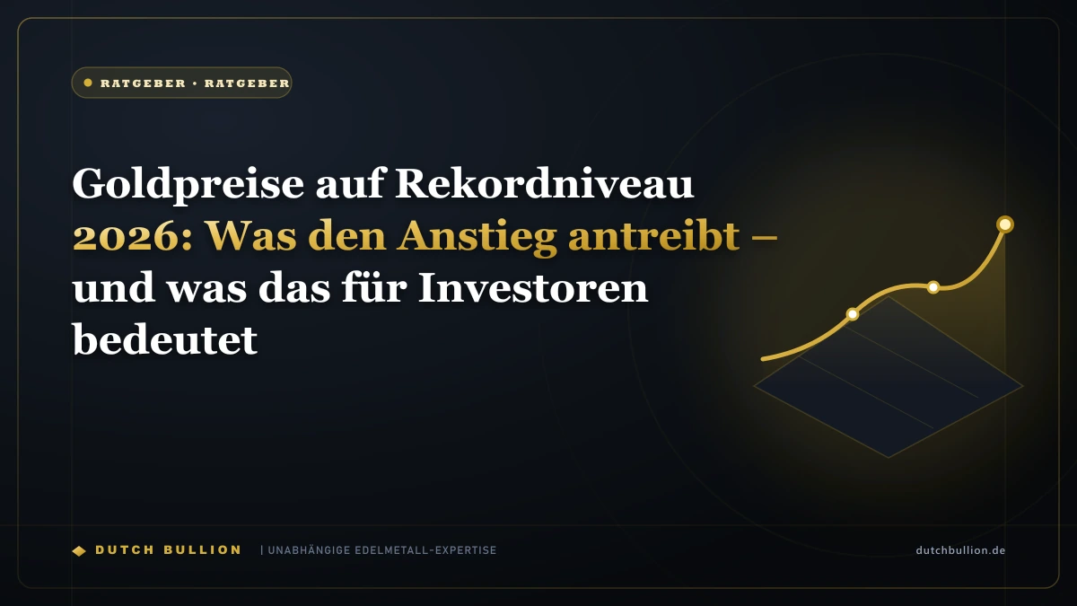 Goldpreise auf Rekordniveau 2026: Was den Anstieg antreibt – und was das für Investoren bedeutet