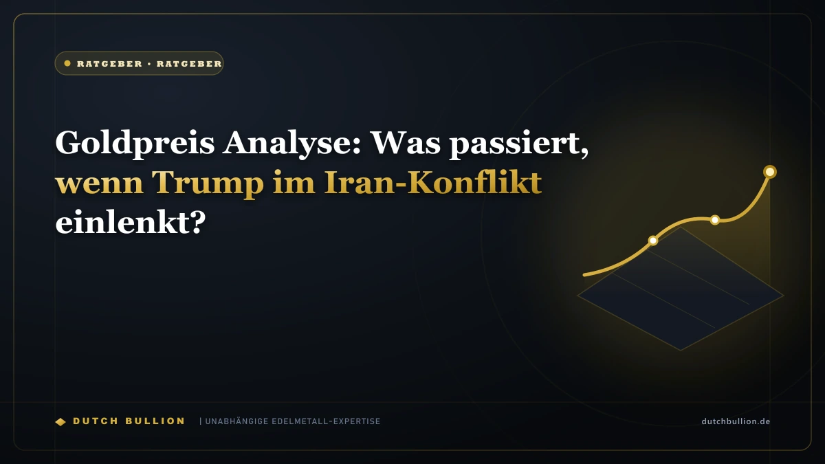 Goldpreis Analyse: Was passiert, wenn Trump im Iran-Konflikt einlenkt?