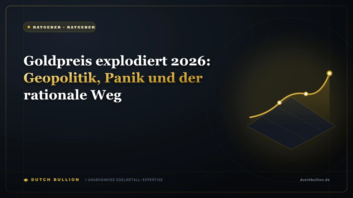 Goldpreis explodiert 2026: Geopolitik, Panik und der rationale Weg