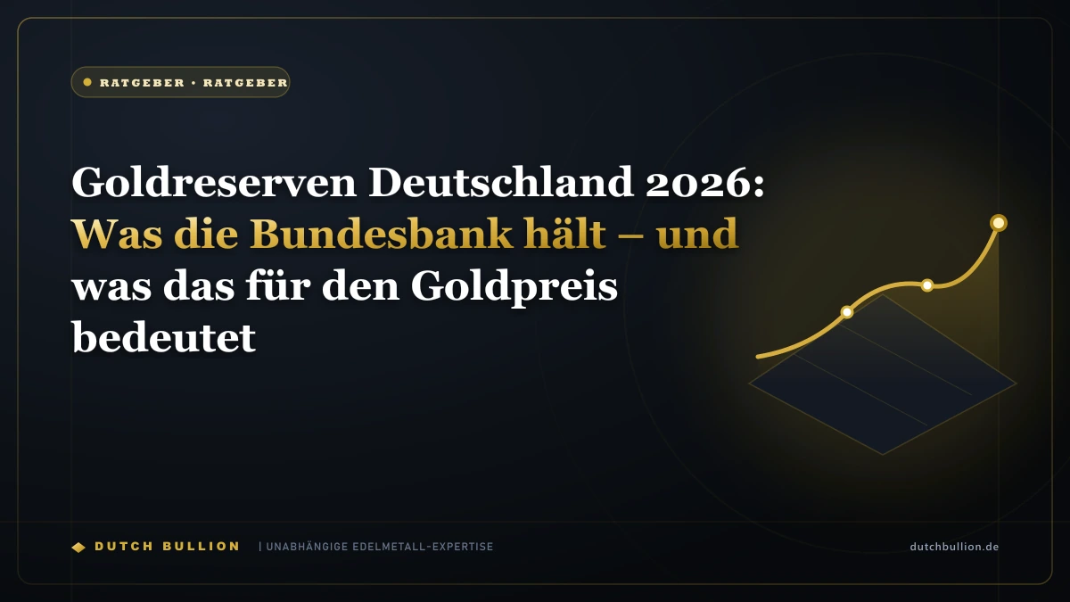 Goldreserven Deutschland 2026: Was die Bundesbank hält – und was das für den Goldpreis bedeutet