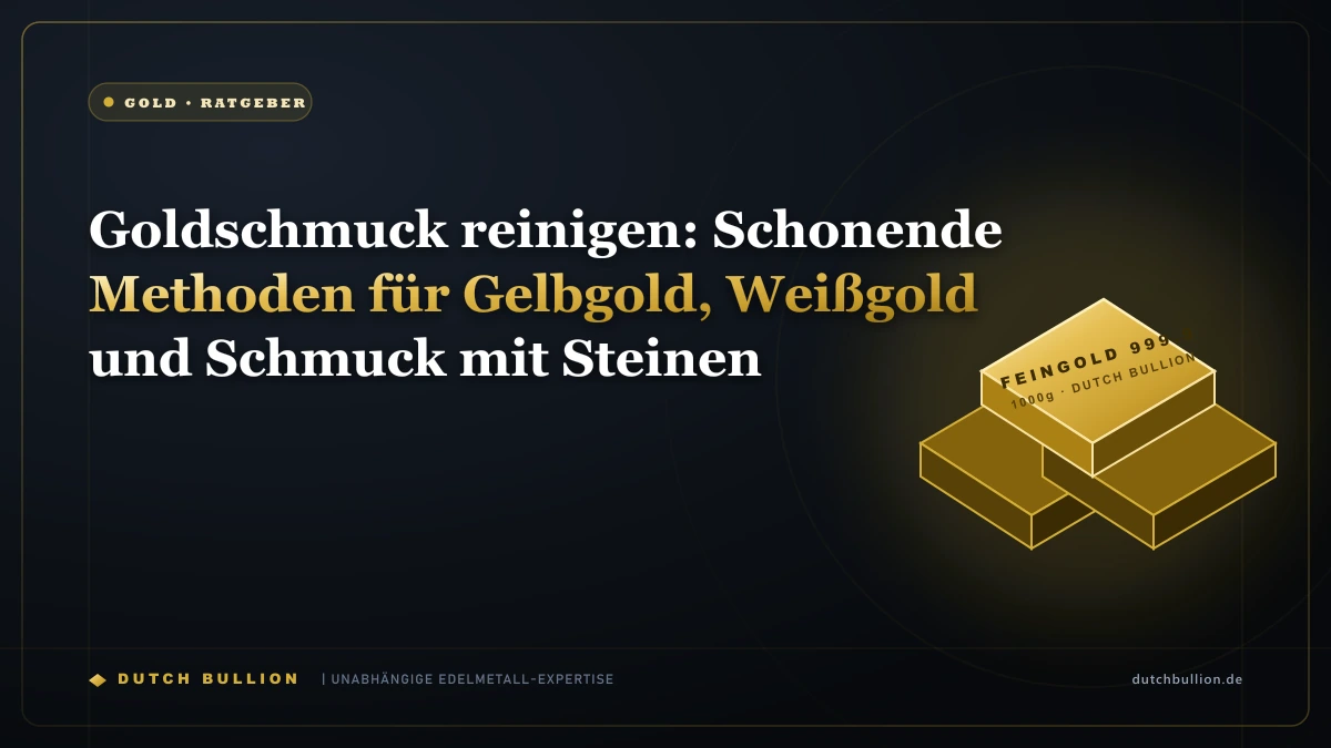 Goldschmuck reinigen: Schonende Methoden für Gelbgold, Weißgold und Schmuck mit Steinen