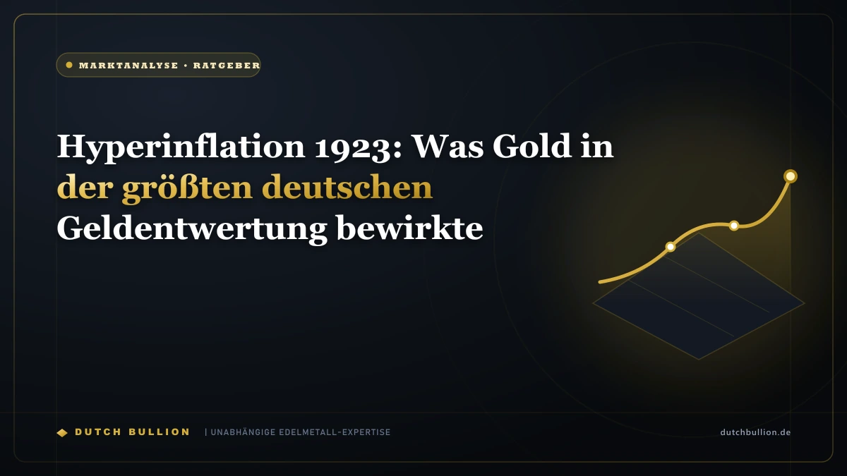 Hyperinflation 1923: Was Gold in der größten deutschen Geldentwertung bewirkte