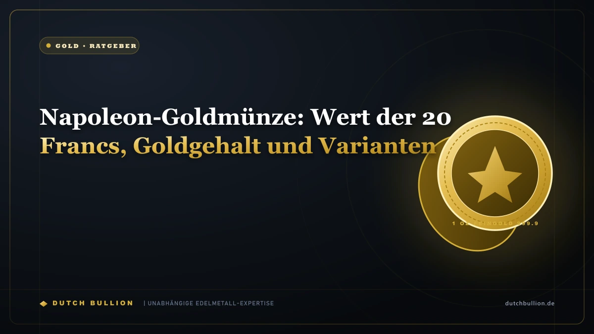 Napoleon-Goldmünze: Wert der 20 Francs, Goldgehalt und Varianten