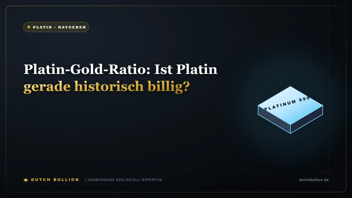 Platin-Gold-Ratio: Ist Platin gerade historisch billig?
