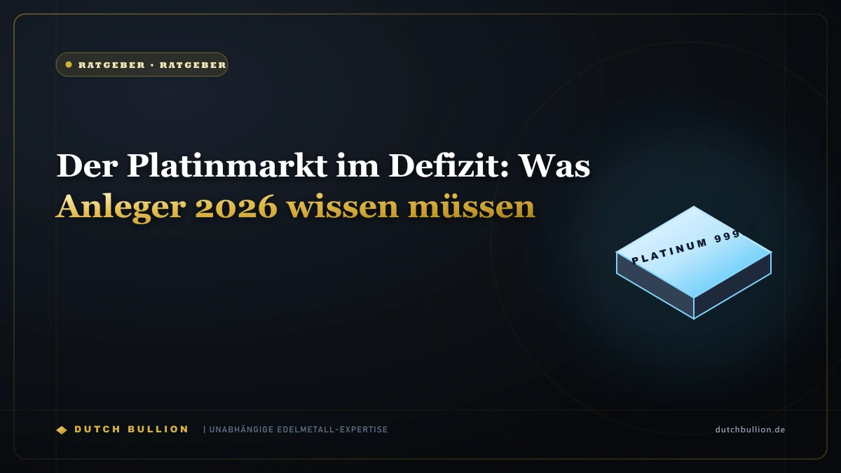 Der Platinmarkt im Defizit: Was Anleger 2026 wissen müssen