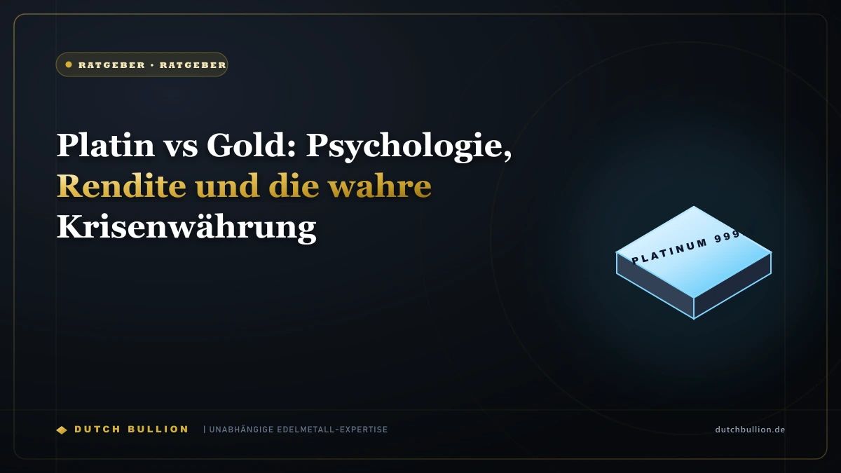 Platin vs Gold: Psychologie, Rendite und die wahre Krisenwährung