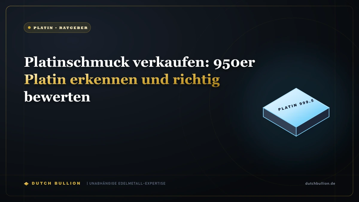 Platinschmuck verkaufen: 950er Platin erkennen und richtig bewerten
