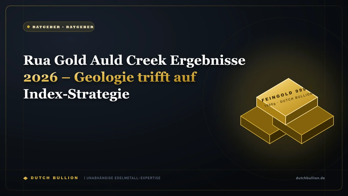 Rua Gold Auld Creek Ergebnisse 2026 – Geologie trifft auf Index-Strategie