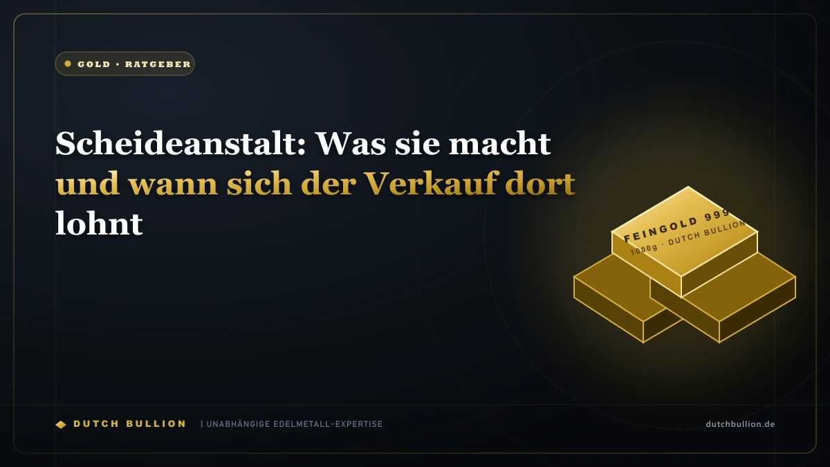 Scheideanstalt: Was sie macht und wann sich der Verkauf dort lohnt