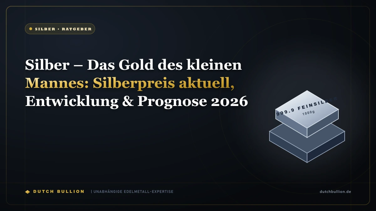 Silber – Das Gold des kleinen Mannes: Silberpreis aktuell, Entwicklung & Prognose 2026