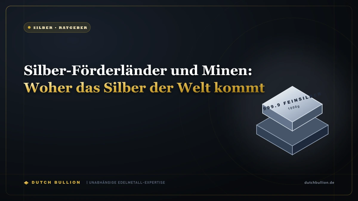 Silber-Förderländer und Minen: Woher das Silber der Welt kommt