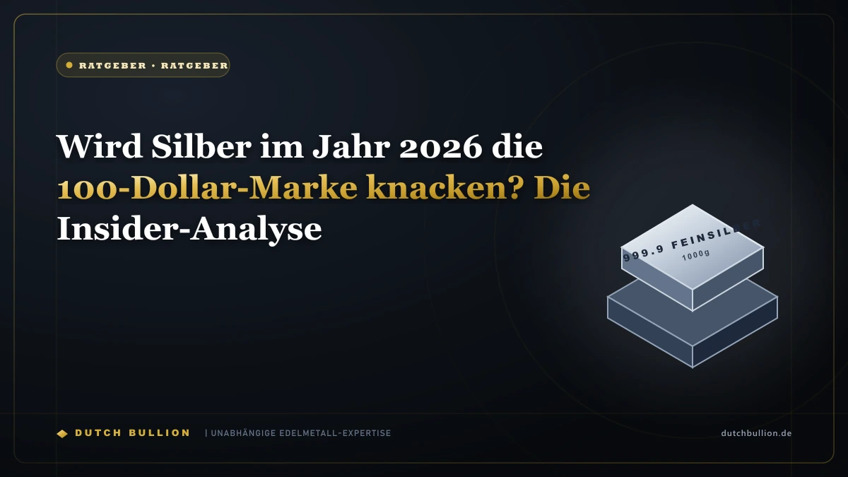Wird Silber im Jahr 2026 die 100-Dollar-Marke knacken? Die Insider-Analyse