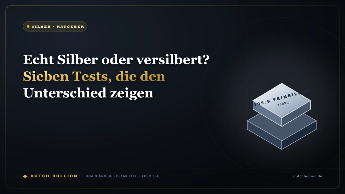Echt Silber oder versilbert? Sieben Tests, die den Unterschied zeigen