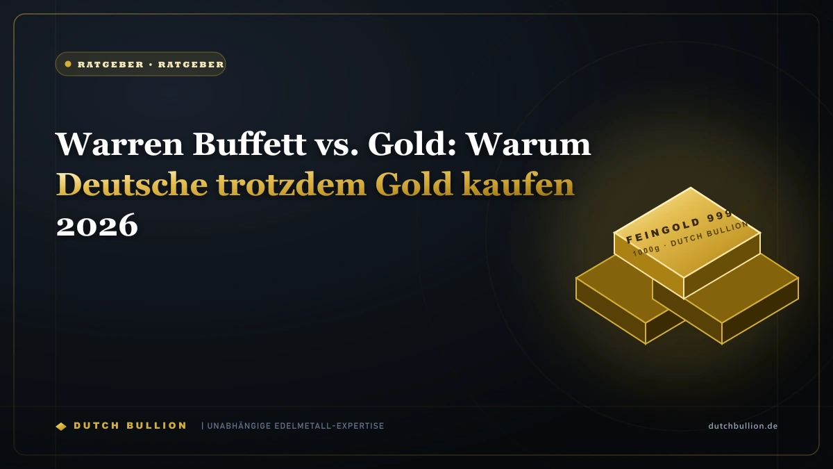 Warren Buffett vs. Gold: Warum Deutsche trotzdem Gold kaufen 2026