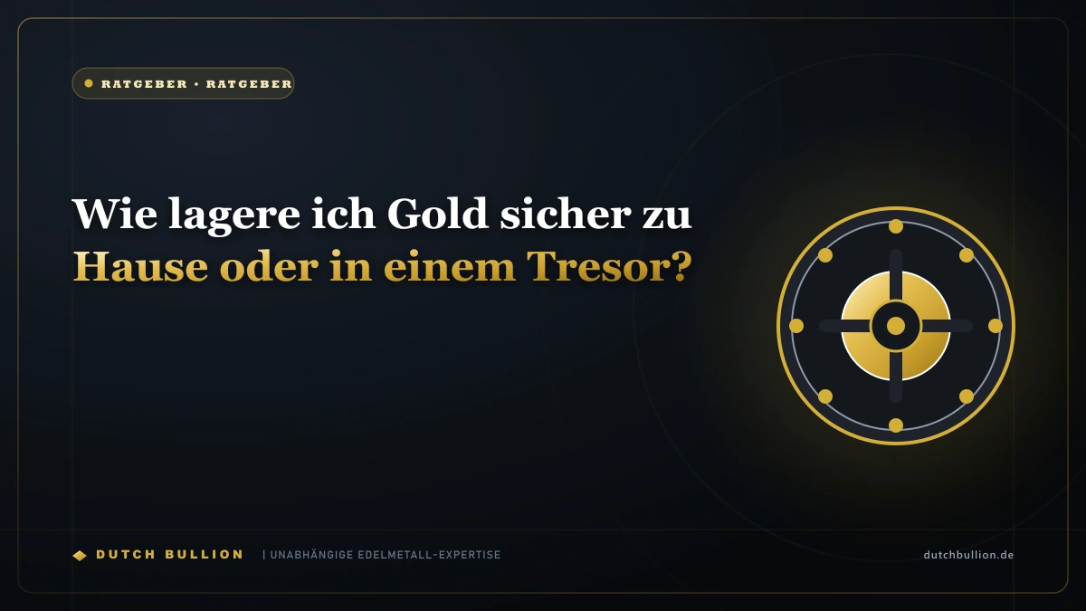 Wie lagere ich Gold sicher zu Hause oder in einem Tresor?