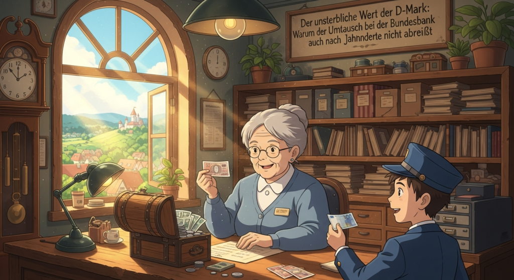Der unsterbliche Wert der D-Mark: Warum der Umtausch bei der Bundesbank auch nach Jahrzehnten nicht abreißt 1 100-D-Mark-Scheine