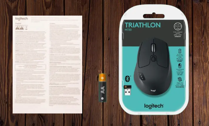 Inhalt In der Box von Logitech M720 Triathlon