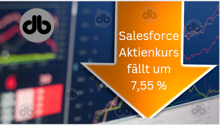 Salesforce Aktienkurs fällt um 7,55 Prozent