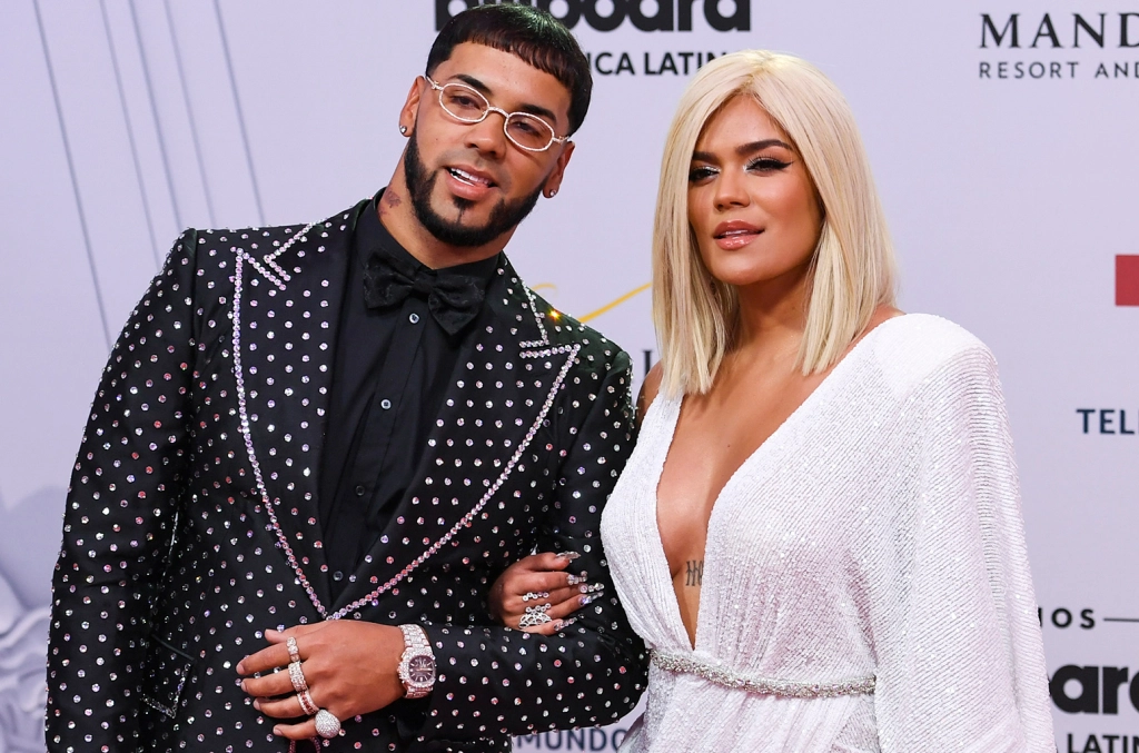 Anuel AA and Karol G april 25 2019 a billboard 1548