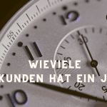 wieviele sekunden hat ein jahr