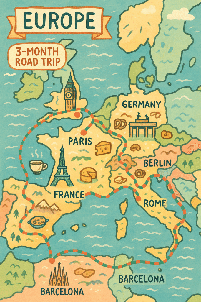 3 Monate Europa-Roadtrip: Der komplette Reiseführer für 10.000 Dollar 1 3 Monate Europa Roadtrip