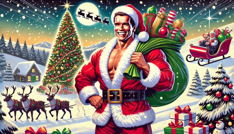 Arnold Schwarzenegger wird zum Weihnachtsmann The Man with the Bag