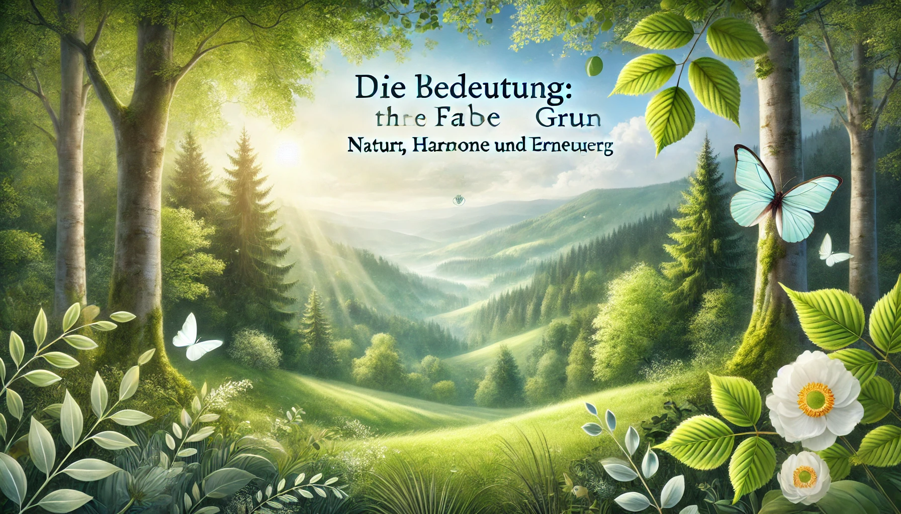 Die Bedeutung der Farbe Grün: Natur, Harmonie und Erneuerung