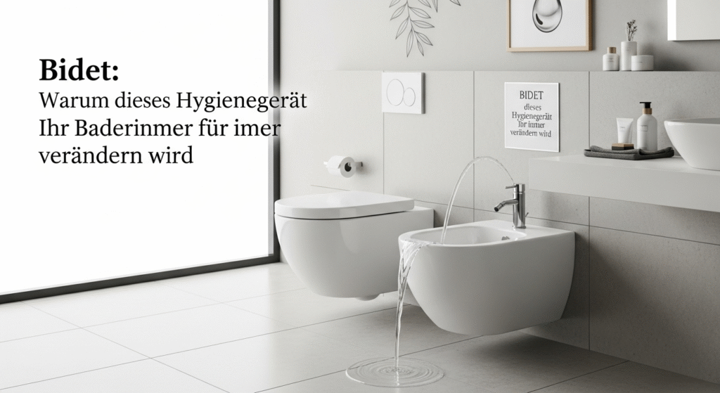 Bidet: Warum dieses Hygienegerät Ihr Badezimmer für immer verändern wird 1 Bidet Warum dieses Hygienegerät Ihr Badezimmer für immer verändern wird